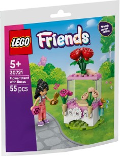 LEGO Friends 30721 Flower Stand with Roses Polybag 55 Pcs 5+ LEG6587013 Lego | Futurartshop.com