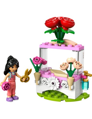 LEGO Friends 30721 Bancarella di Fiori con Rose Polybag 5+ LEG6587013 Lego | Futurartshop.com