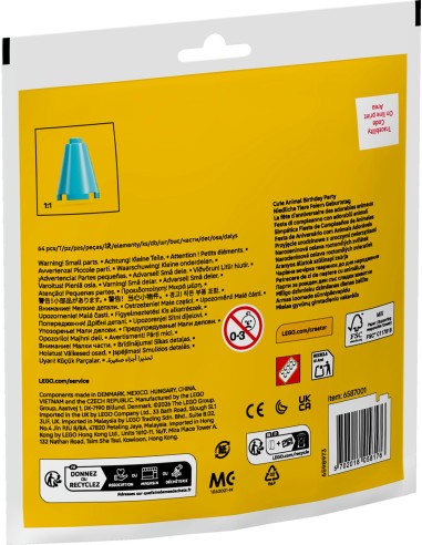 LEGO Creator 30715 Cute Animal Birthday Party Polybag 64 Pcs LEG6587001 Lego | Futurartshop.com