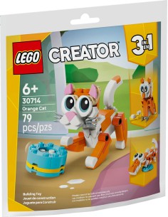 LEGO Creator 30714 Orange Cat 3in1 Polybag 79 Pieces 6+ LEG6586999 Lego | Futurartshop.com