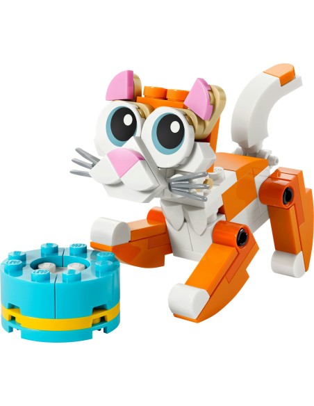 LEGO Creator 30714 Orange Cat 3in1 Polybag 79 Pieces 6+ LEG6586999 Lego | Futurartshop.com