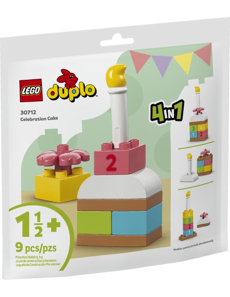 LEGO DUPLO 30712 Celebration Cake 4in1 Polybag 9 Pieces 1½+ LEG6586995 Lego | Futurartshop.com