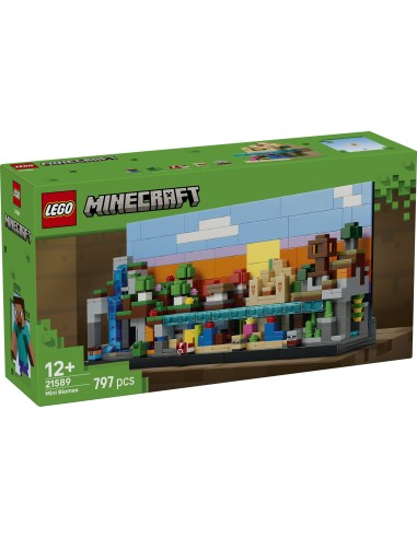 LEGO Minecraft 21589 Mini-Biomi 5 Mondi Microscale 797 Pezzi 12+ LEG6585530 Lego | Futurartshop.com