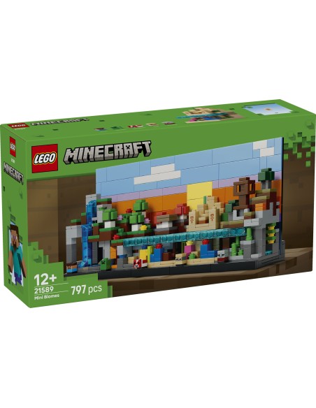 LEGO Minecraft 21589 Mini Biomes 5 Worlds Microscale 797 Pcs 12+ LEG6585530 Lego | Futurartshop.com