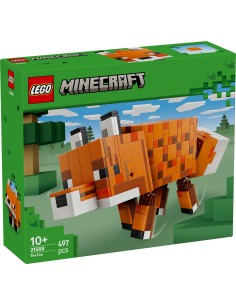 LEGO Minecraft 21588 La Volpe Figura Snodabile 497 Pezzi 10+ LEG6585528 Lego | Futurartshop.com