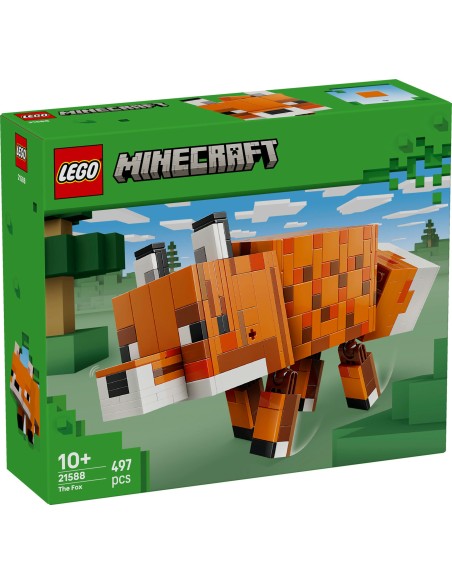 LEGO Minecraft 21588 The Fox Posable Buildable Figure 497 Pcs 10+ LEG6585528 Lego | Futurartshop.com