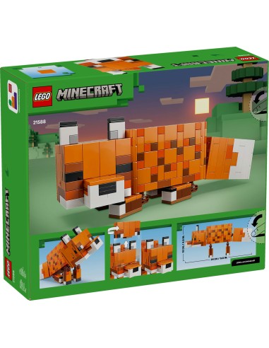 LEGO Minecraft 21588 The Fox Posable Buildable Figure 497 Pcs 10+ LEG6585528 Lego | Futurartshop.com