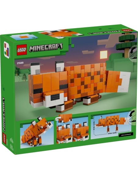 LEGO Minecraft 21588 The Fox Posable Buildable Figure 497 Pcs 10+ LEG6585528 Lego | Futurartshop.com