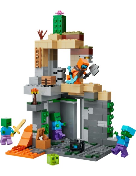 LEGO Minecraft 21587 Zombie Dungeon Bioma Deserto 284 Pezzi 8+ LEG6585526 Lego | Futurartshop.com