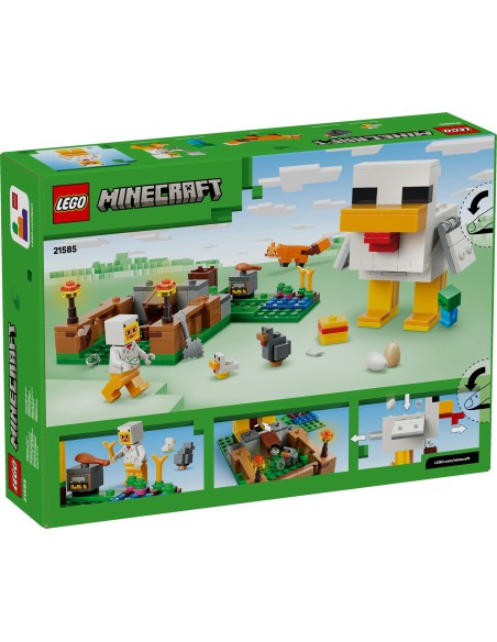 LEGO Minecraft 21585 Chicken Farm Building Set Age 7+ LEG6585522 Lego | Futurartshop.com