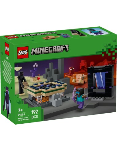 LEGO Minecraft 21584 Viaggio Portale Nether End Set 7+ LEG6585520 Lego | Futurartshop.com