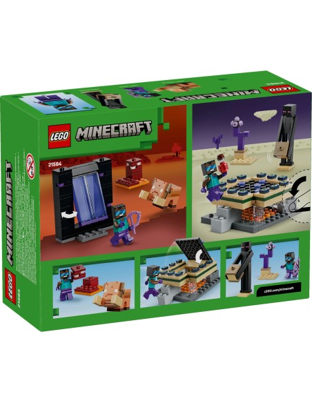 LEGO Minecraft 21584 Viaggio Portale Nether End Set 7+ LEG6585520 Lego | Futurartshop.com