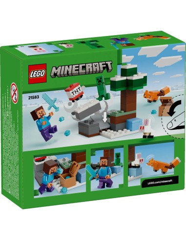 LEGO Minecraft 21583 Steve's Taiga Adventure Set Age 6+ LEG6581014 Lego | Futurartshop.com