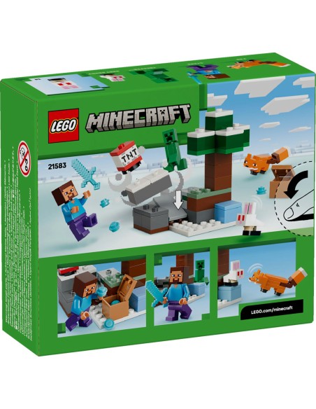 LEGO Minecraft 21583 Steve's Taiga Adventure Set Age 6+ LEG6581014 Lego | Futurartshop.com