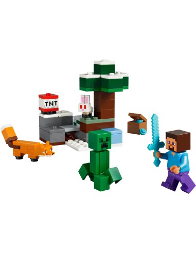 LEGO Minecraft 21583 Avventura di Steve nella Taiga 6+ LEG6581014 Lego | Futurartshop.com