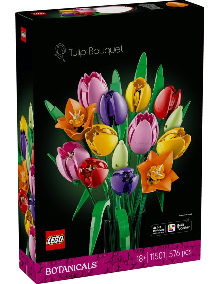 LEGO Botanicals 11501 Bouquet di Tulipani Set Adulti 18+ LEG6588539 Lego | Futurartshop.com