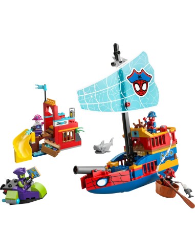 LEGO Marvel 11208 Team Spidey Pirate Ship Set Age 4+ LEG6588509 Lego | Futurartshop.com