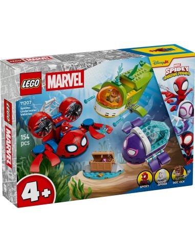 LEGO Marvel 11207 Spidey Underwater Vehicles Set 4+ LEG6588507 Lego | Futurartshop.com