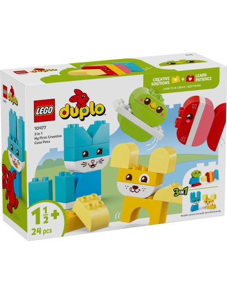 LEGO DUPLO 10477 Animali Domestici Creativi 3 in 1 18m+ LEG6581006 Lego | Futurartshop.com