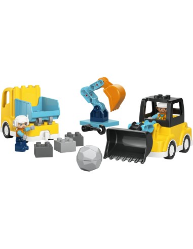 LEGO DUPLO 10475 Veicoli da Cantiere 3 in 1 Set 2+ LEG6581004 Lego | Futurartshop.com