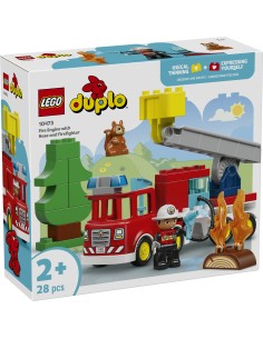 LEGO DUPLO 10473 Fire Truck with Hose and Firefighter 2+ LEG6585506 Lego | Futurartshop.com
