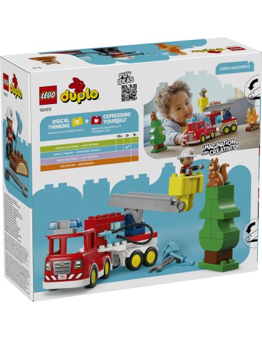 LEGO DUPLO 10473 Fire Truck with Hose and Firefighter 2+ LEG6585506 Lego | Futurartshop.com