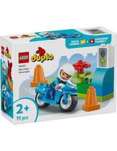 LEGO DUPLO 10471 Blue Police Motorcycle Toddler Toy 2+ LEG6581002 Lego | Futurartshop.com