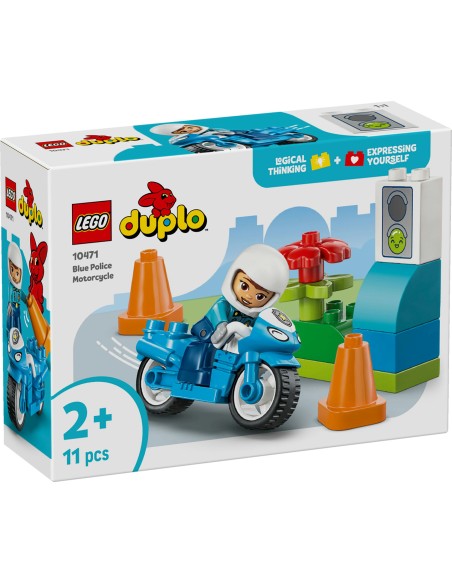 LEGO DUPLO 10471 Blue Police Motorcycle Toddler Toy 2+ LEG6581002 Lego | Futurartshop.com