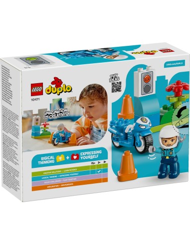 LEGO DUPLO 10471 Blue Police Motorcycle Toddler Toy 2+ LEG6581002 Lego | Futurartshop.com