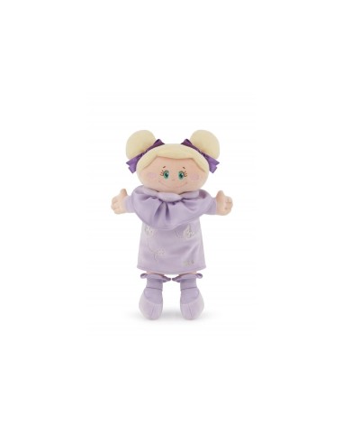 Bambola Pezza Bionda Vestito Lavanda Morbida Bambini TRU64459 Trudi | Futurartshop.com