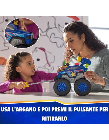 PAW Patrol Rescue Wheels Chase Deluxe Veicolo Luci Suoni PAP6070096 Spin master | Futurartshop.com