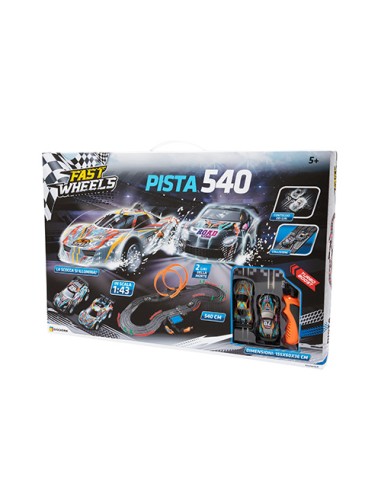 Fast Wheels Track 540 cm Racing Cars with Vehicles Kids 3+ GIOGGI250095  | Futurartshop.com