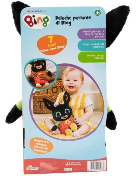 Bing Peluche Parlante 33 cm Tante Chiacchiere GIOBNG71000 Giochi Preziosi | Futurartshop.com