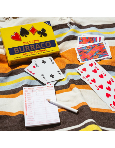 Burraco PRO Playing Cards Dal Negro – Yellow Box – 108 Professional Cards DNG090084 Dal Negro | Futurartshop.com