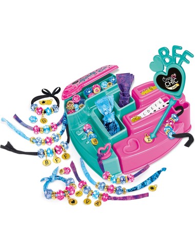 Crazy Chic BFF Jewellery Studio – Kit per la Creazione di Gioielli per Bambine CLE18199 Clementoni | Futurartshop.com