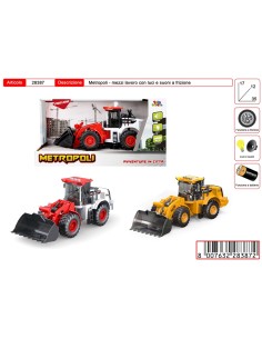 Ruspa a Frizione con Luci e Suoni – 2 Colori TOY28387 Toys Garden | Futurartshop.com