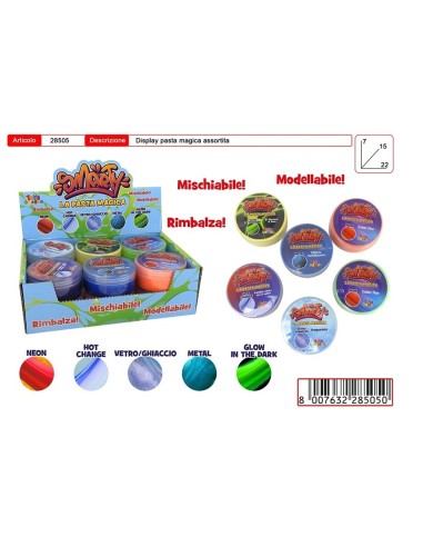 Smarty Pasta Magica Colori Effetto Metallizzato TOY28505 Toys Garden | Futurartshop.com