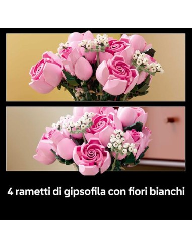 LEGO 10374 Pink Roses Bouquet – Botanicals 789 pcs Set LEG6535643 Lego | Futurartshop.com