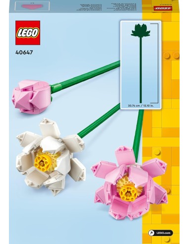 LEGO 40647 Fiori di loto – Set Botanicals Decorativo LEG6442618 Lego | Futurartshop.com