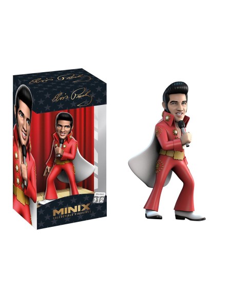 Minix Elvis Presley Red Suit – Collectible Action Figure GAMGAV57552 Minix | Futurartshop.com