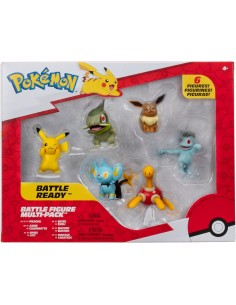 Pokémon Battle Figure Multipack 6 Figures with Pikachu ONSPKW3614 Jazwares | Futurartshop.com