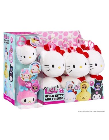 LOL Surprise Loves Hello Kitty Reversible Plush MGA249962 MGA | Futurartshop.com