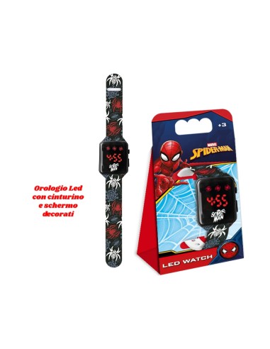 Spiderman orologio led con schermo decorato RTIGNT36SP  | Futurartshop.com