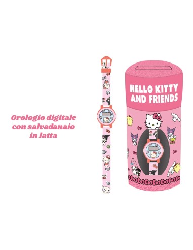Hello Kitty Digital Watch with Tin Money Box RTIGNTNE1HK  | Futurartshop.com