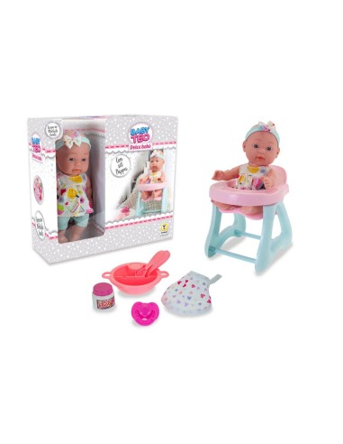 Baby Teo Mini Baby Doll with High Chair Kids Toy 3+ TEO80923 Teorema | Futurartshop.com