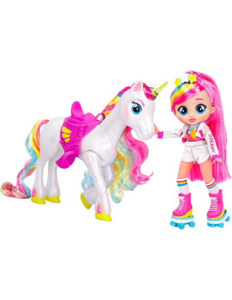 BFF Cry Babies Dreamy & Rym Pack Deluxe Bambola e Unicorno IMC87798 IMC Toys | Futurartshop.com