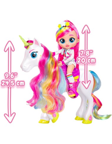 BFF Cry Babies Dreamy & Rym Deluxe Pack Fashion Doll & Unicorn IMC87798 IMC Toys | Futurartshop.com