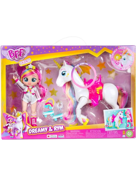 BFF Cry Babies Dreamy & Rym Deluxe Pack Fashion Doll & Unicorn IMC87798 IMC Toys | Futurartshop.com