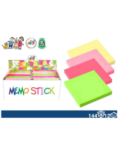 Sticky Notes 76x76mm 100 Sheets 4 Assorted Colors Memo EOL2527  | Futurartshop.com