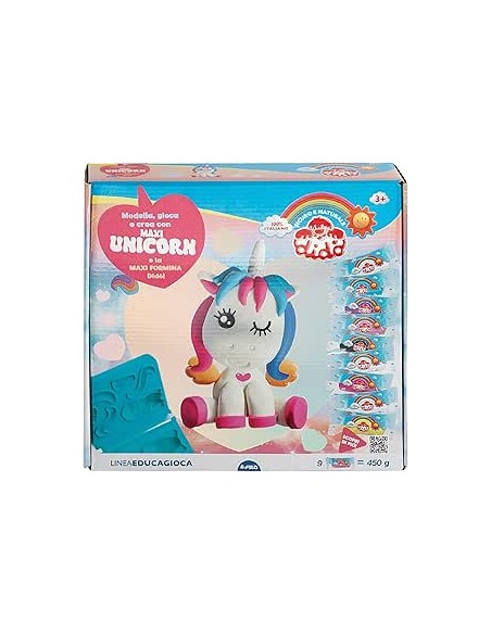 Didò Maxi Unicorno Giocacrea Set Pasta Modellabile EOLF365700 Fila | Futurartshop.com